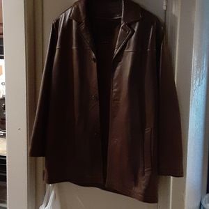 Wilson's Mens Leather Coat